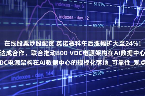在线股票炒股配资 英诺赛科午后涨幅扩大至24%！公司已于近日与英伟达达成合作，联合推动800 VDC电源架构在AI数据中心的规模化落地_可靠性_观点